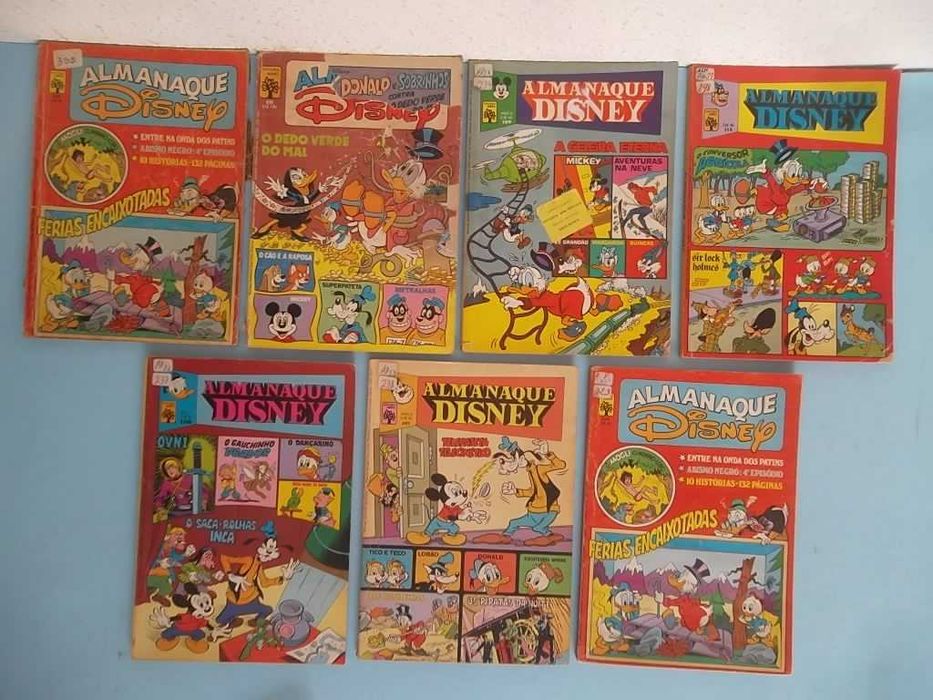 ALMANAQUE DISNEY - 23 revistas Editora Abril anos 70 antigas