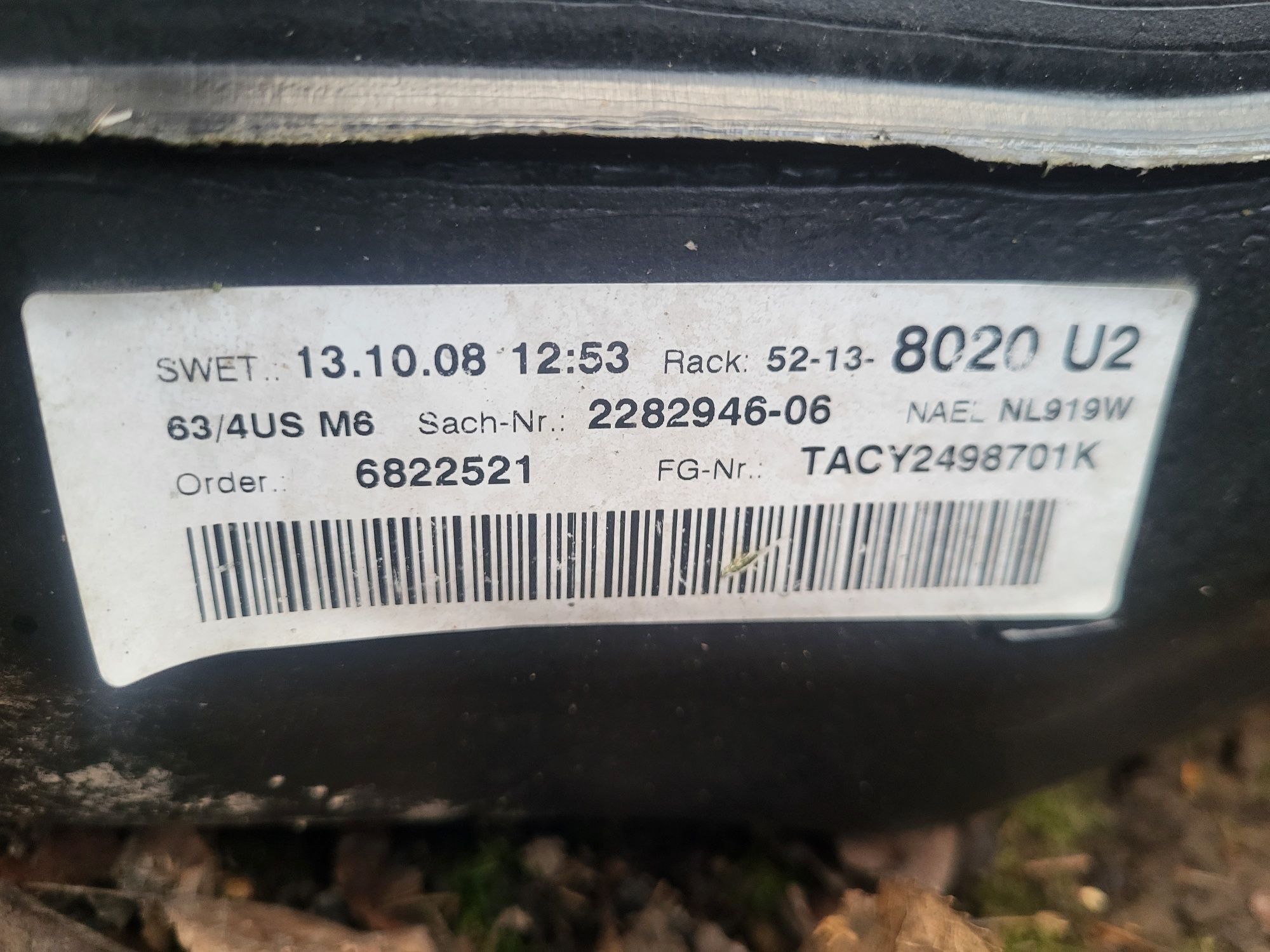Zbiornik paliwa bmw m6 e63 e64 v10 507km