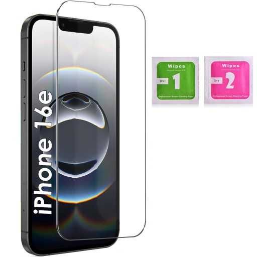 Etui Do iPhone 16e Wzmacniane MAGSAFE Clear Case+ szkło hartowane 9H
