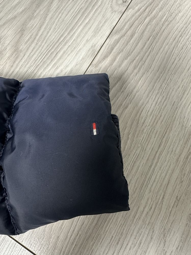 Kurtka damska puchowa Tommy Hilfiger TH granatowa