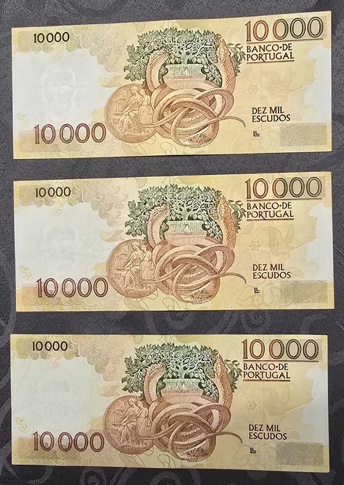 Notas 10 000 escudos