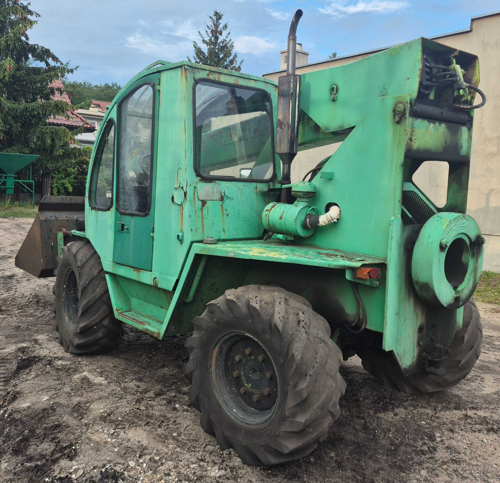 Ładowarka Merlo, 1992 r., napęd 4x4, silnik Perkins, widły, łyżka