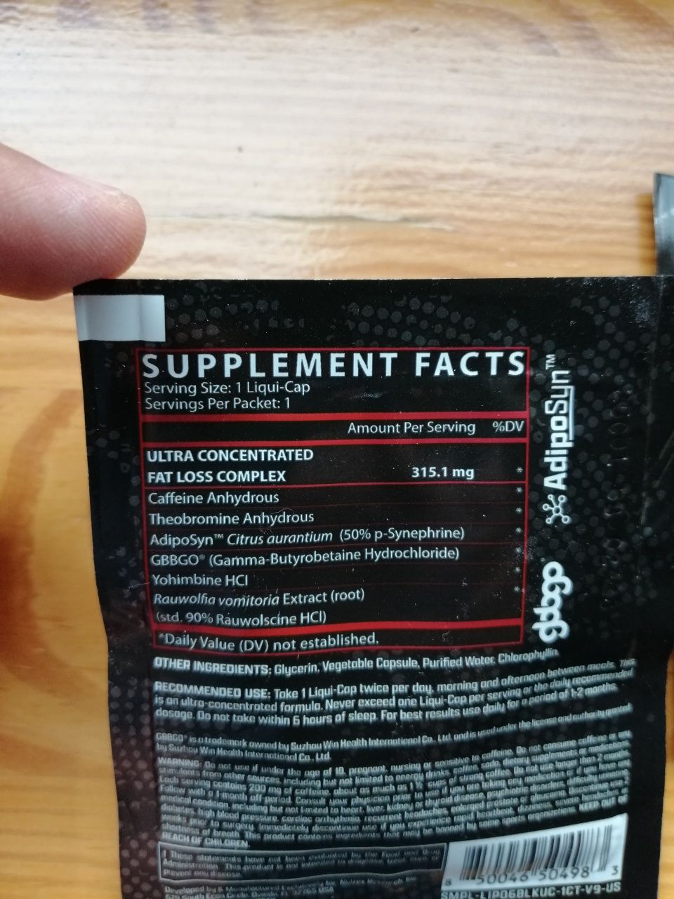 Mocny spalacz tłuszczu Redukcja Apetytu Nutrex Lipo 6 Black Ultra