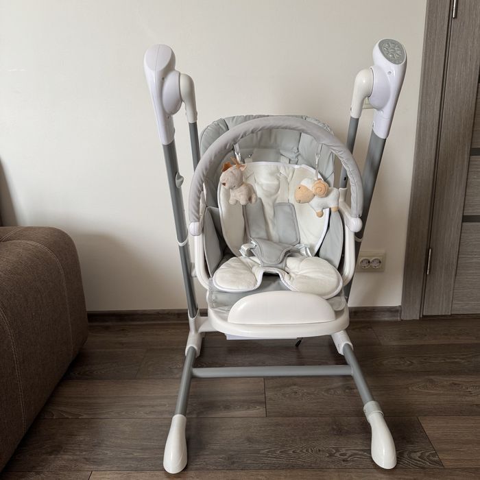 Крісло гойдалка та для годування 2в1 Carello Cascata