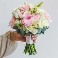 Свадебный букет нареченої квіти весільний