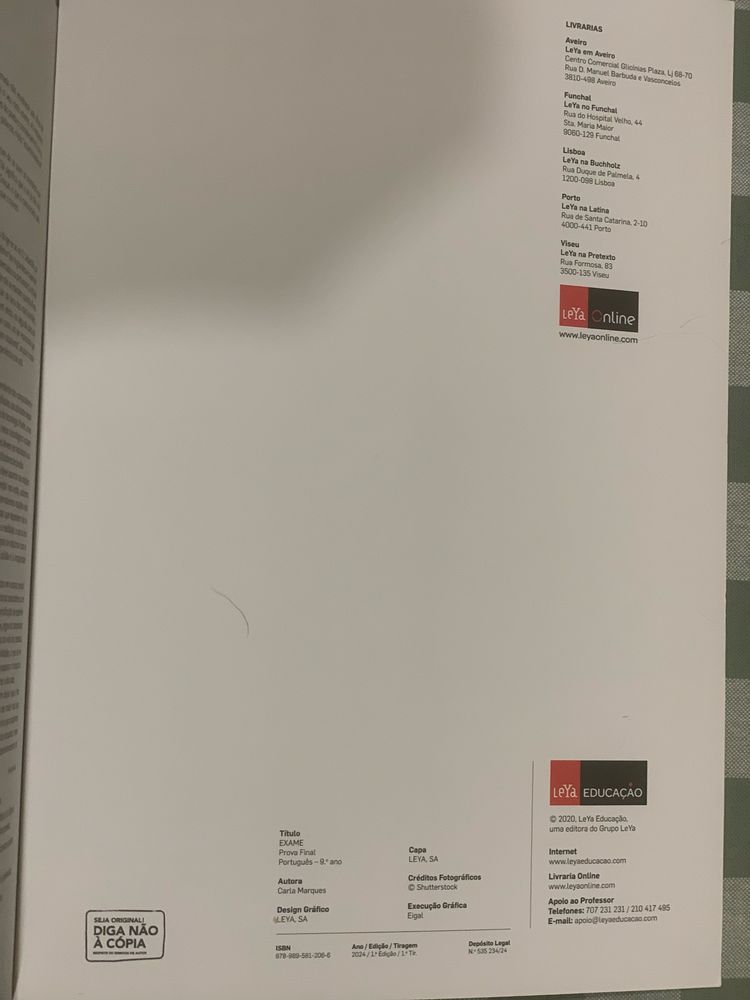 Manual preparacao Exame Nacional Portugues 9 ano