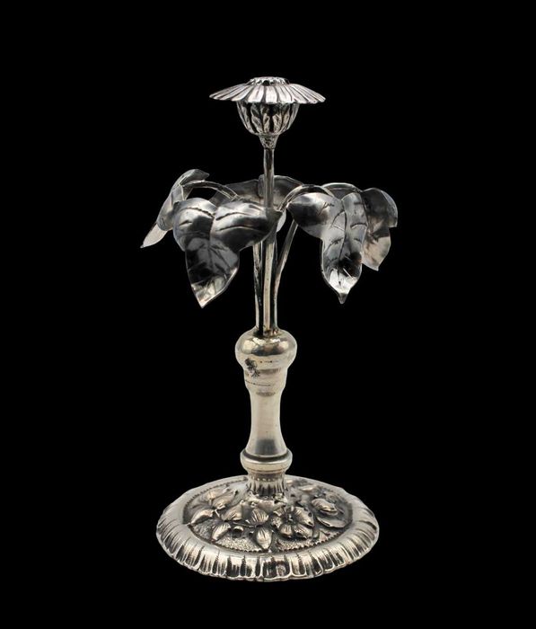 Paliteiro Mal-Me-Quer em Prata Portuguesa