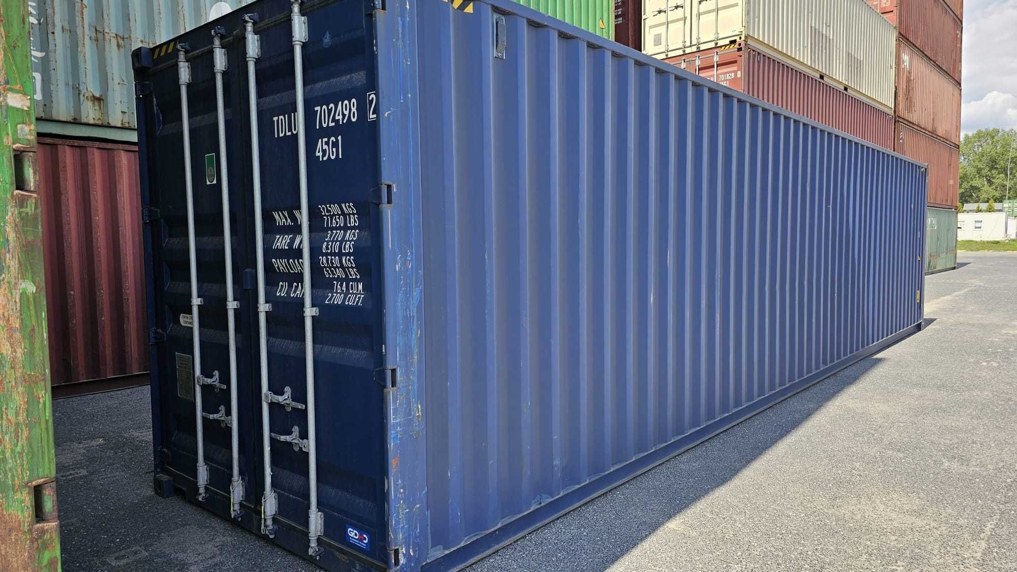 2021/2022 Kontener Morski 40HC 12m