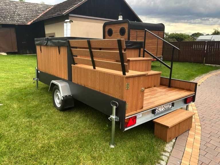 Mobilne Jacuzzi 6 osób - kompaktowe – na taras – ogrodowe - hydromasaż