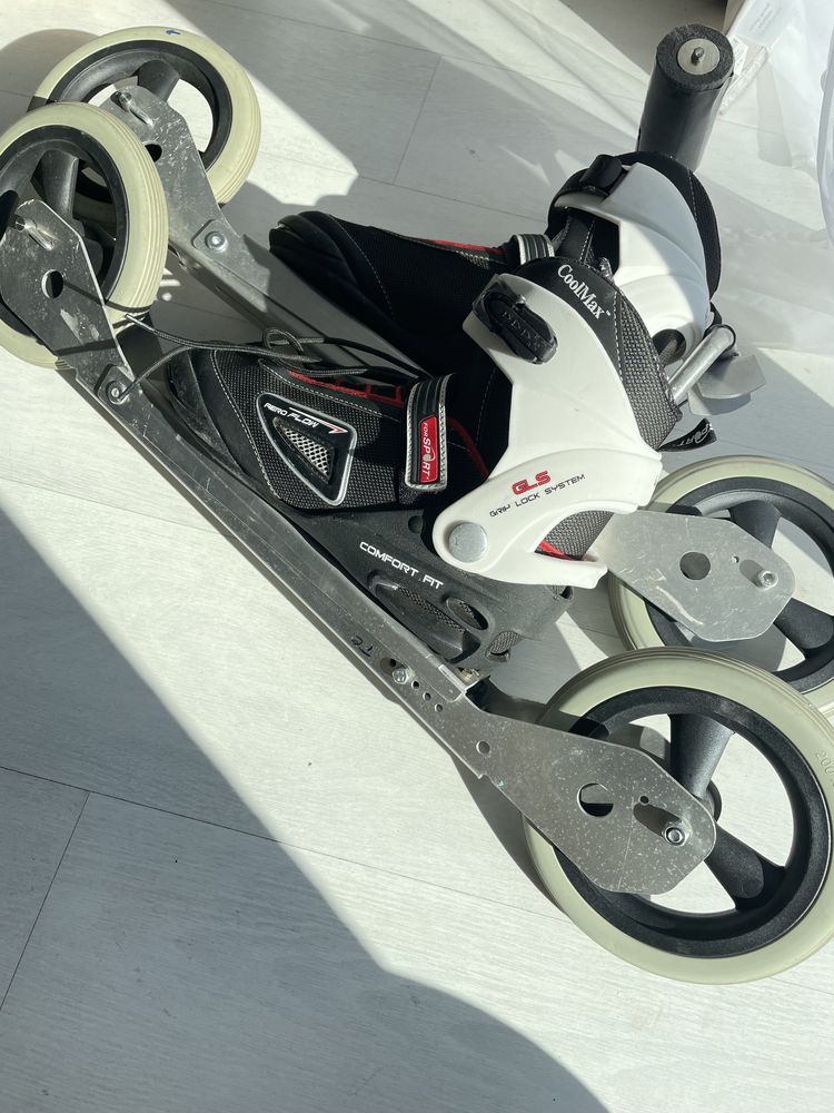 Rolki terenowe nartorolki suv z dużymi kółkami 200 mm biegówki