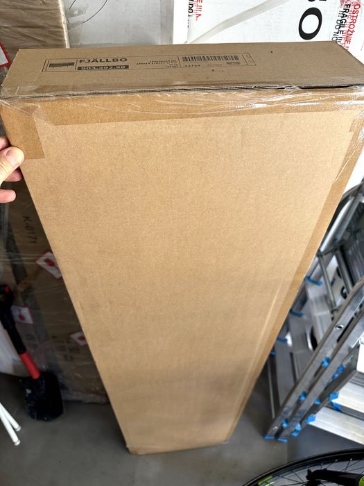 Nowa Szafka IKEA FJÄLLBO pod TV, czarny, 150x36x54 cm