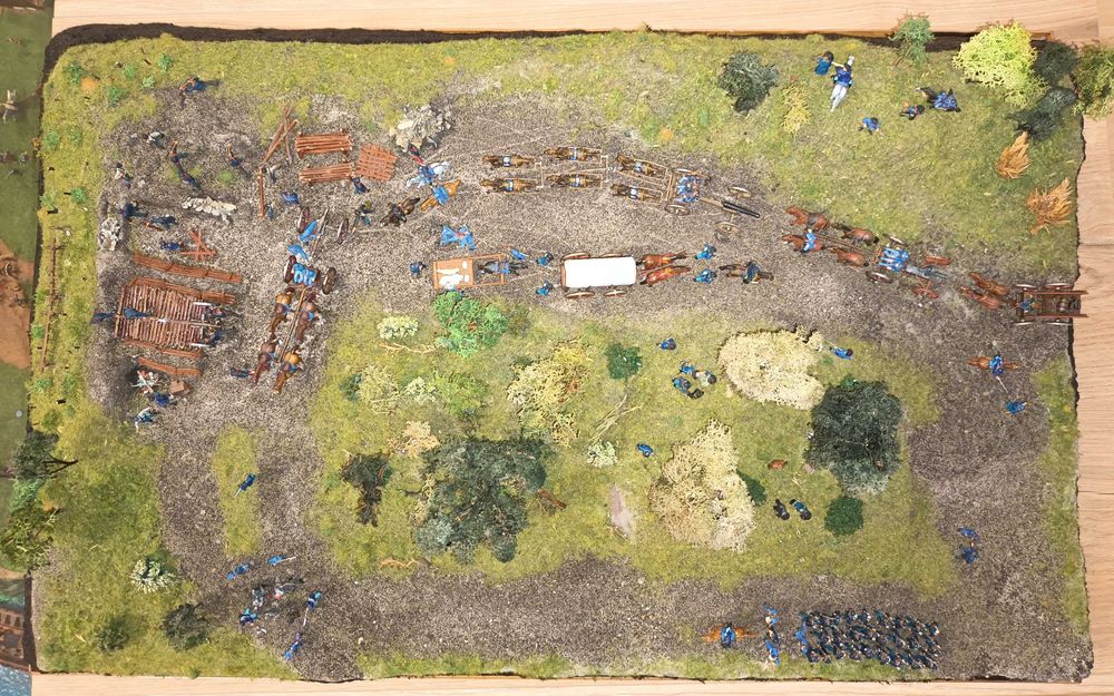 diorama makieta Wojna Secesyjna