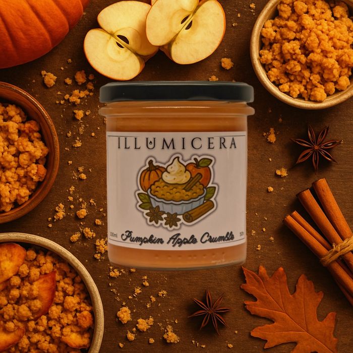 Świeczka Świeca Sojowa Zapachowa Pumpkin Apple Crumble 330ml/50h