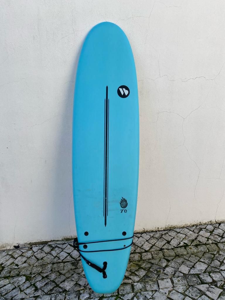 Prancha surf softboard como nova mini malibu longboard aprendizagem