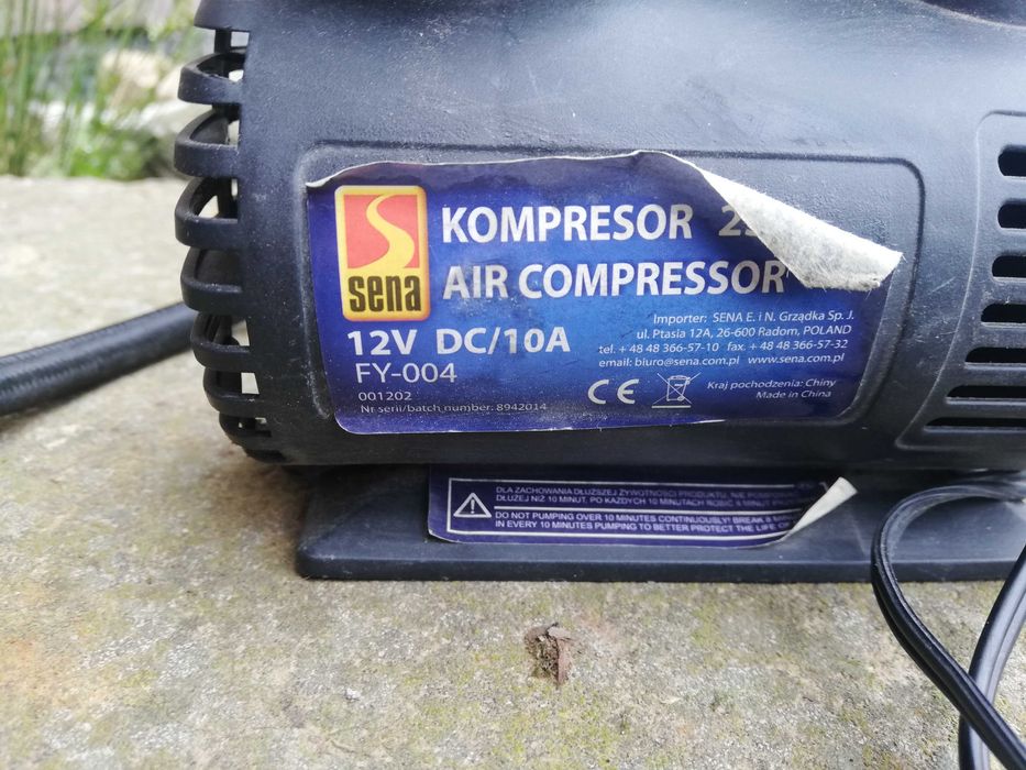 KOMPRESOR samochodowy SENA 12V 250 PSI