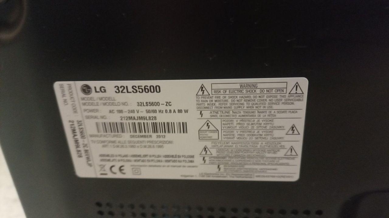 Telewizor Monitor LG 32 LS 5600