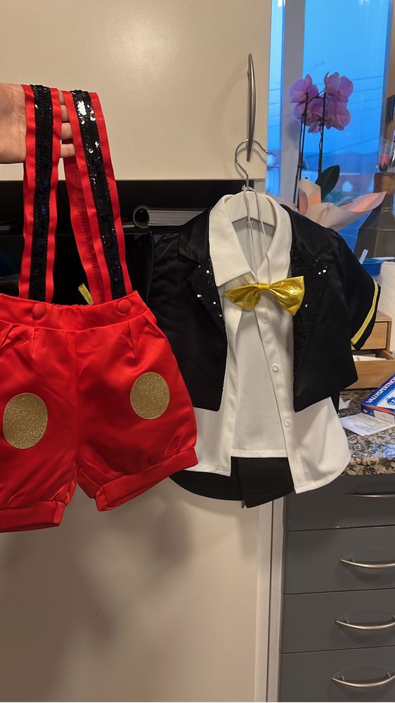 Fato disfarce mickey NOVO