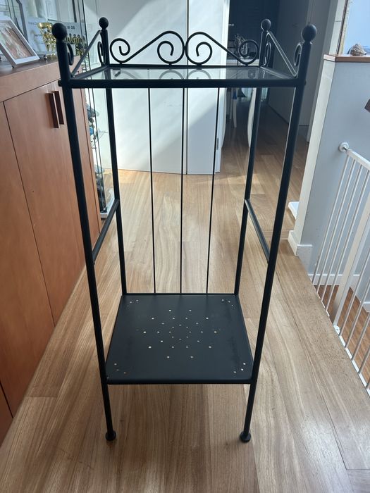 estante para casa preta