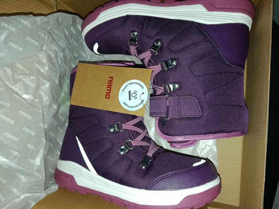Reima Quicker 33 чоботи зимові мембрана термо сапоги