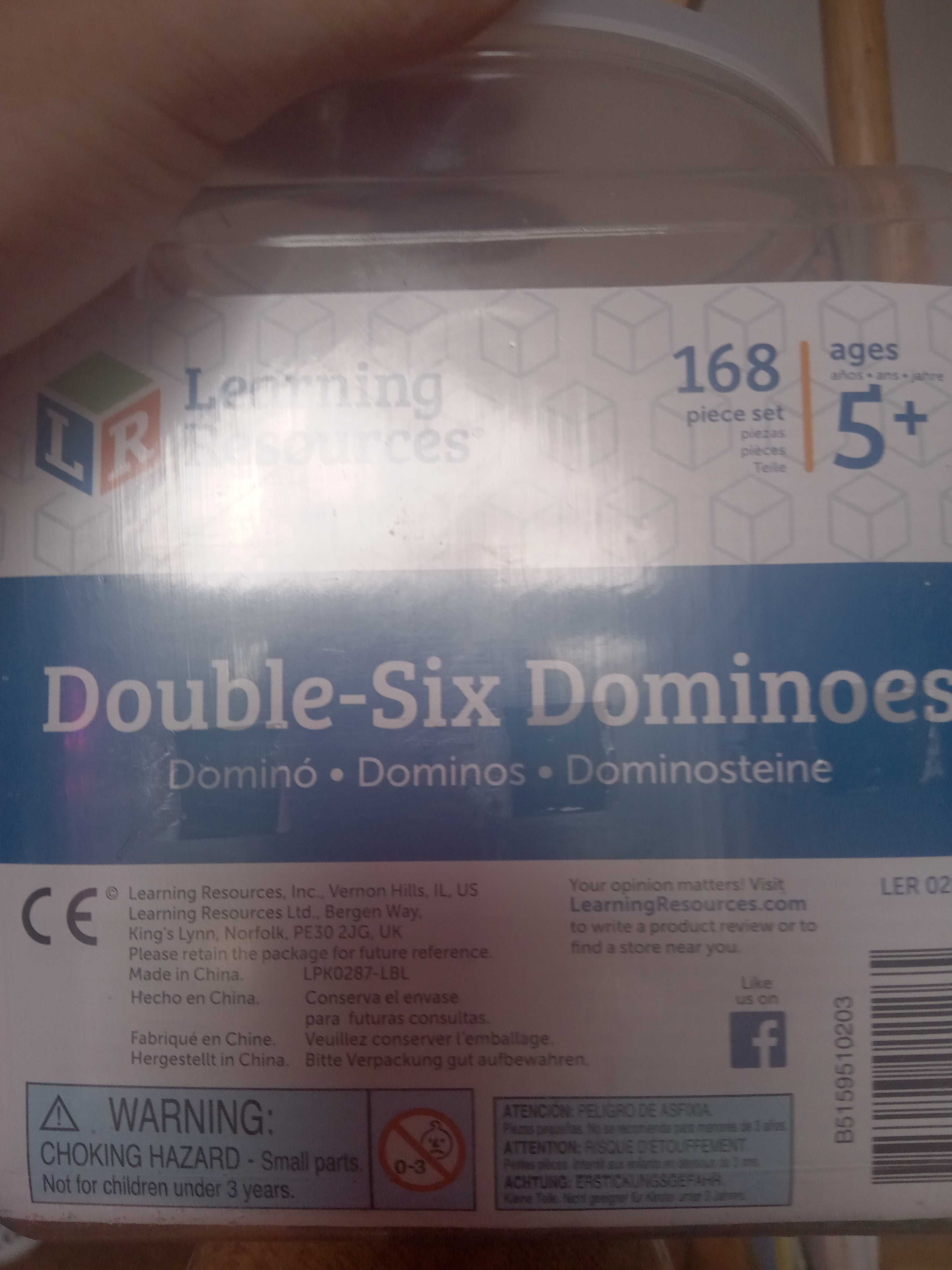 Domino drewniane 168 learning resources