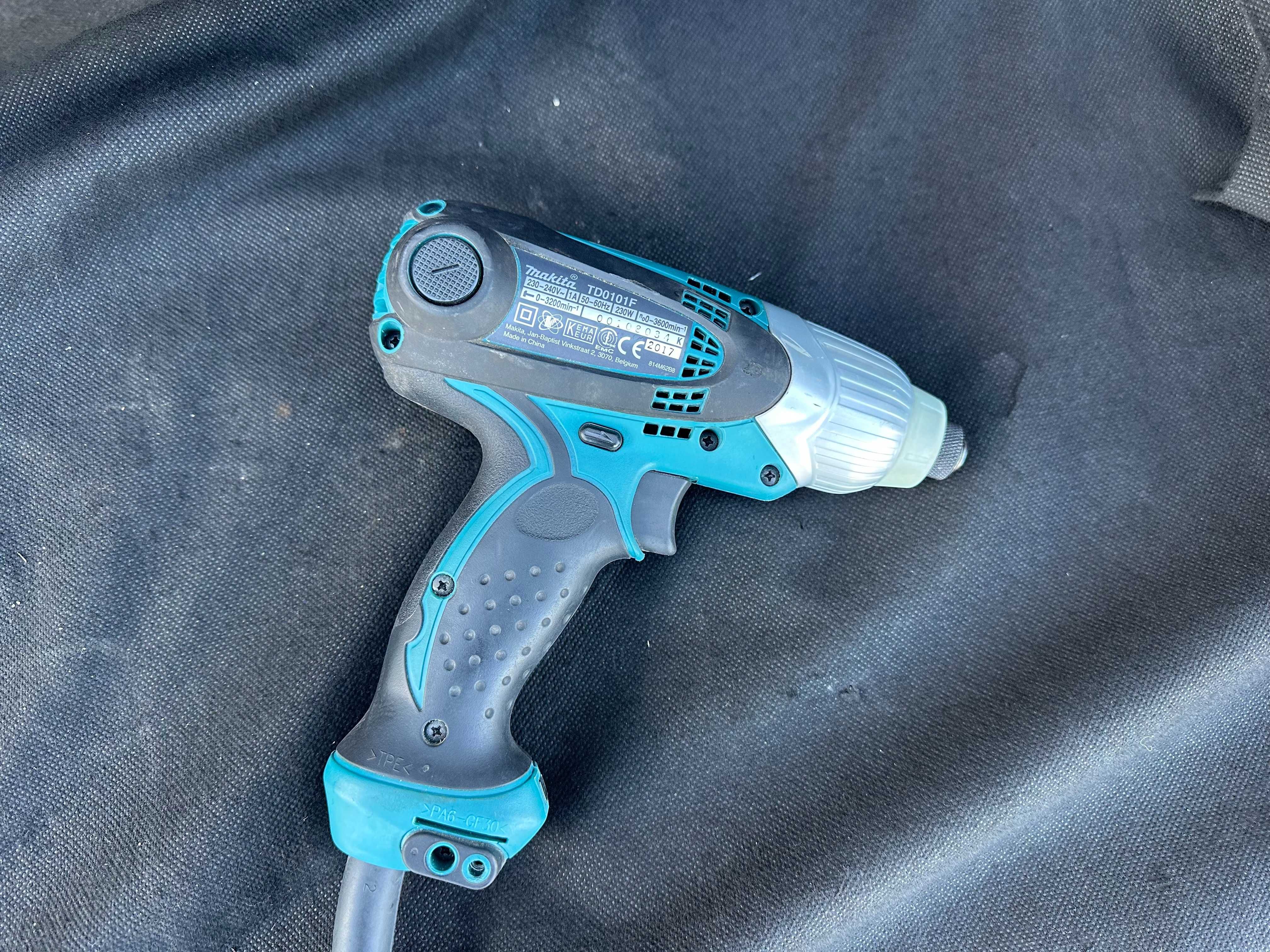 Makita TD0101F – Wkrętak udarowy sieciowy 230V – sprawny