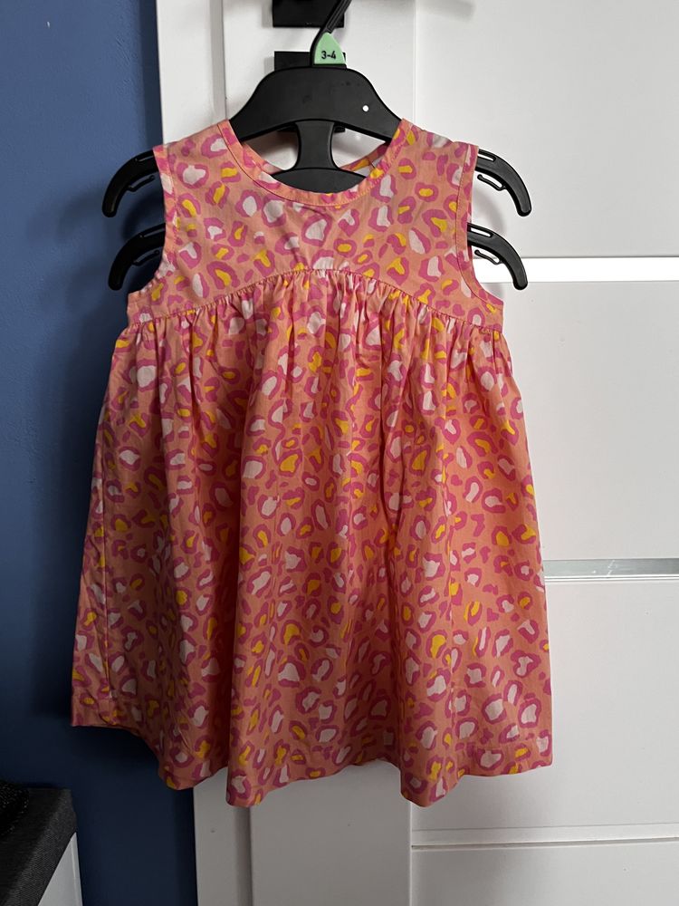 92 bluezoo sukienka letnia panterka różowa