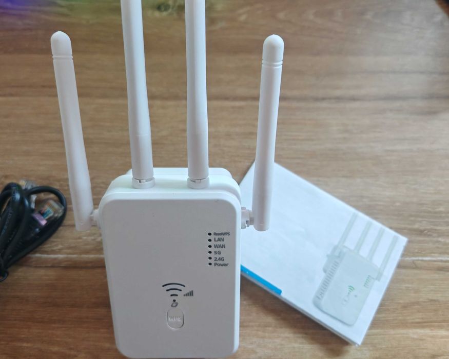Repetidor WiFi 1200 Mbps – Novo, sem uso