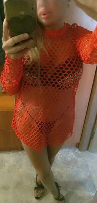 Красная туника сеточка