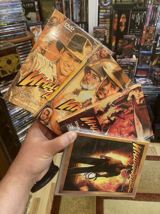 Індіана Джонс 1-4 Двд Ліцензія