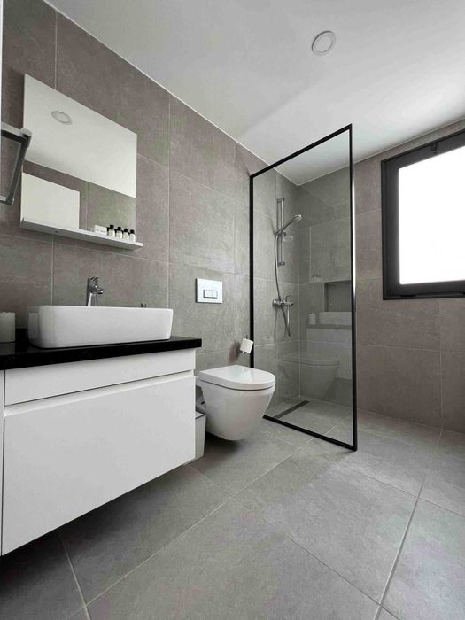 Студия 45м² с террасой 8м² в 250м от пляжа с мебелью и техникой Кипр