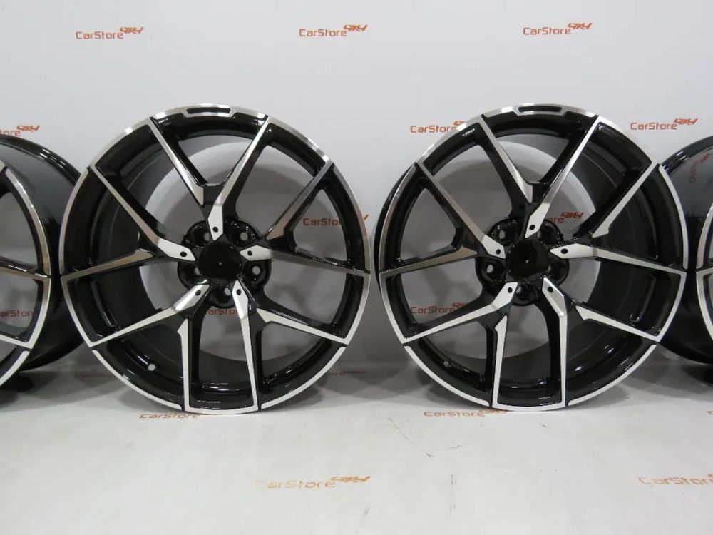 Jantes Look Mercedes AMG 19 8.5+9.5 et43 5x112 Preto + Polido