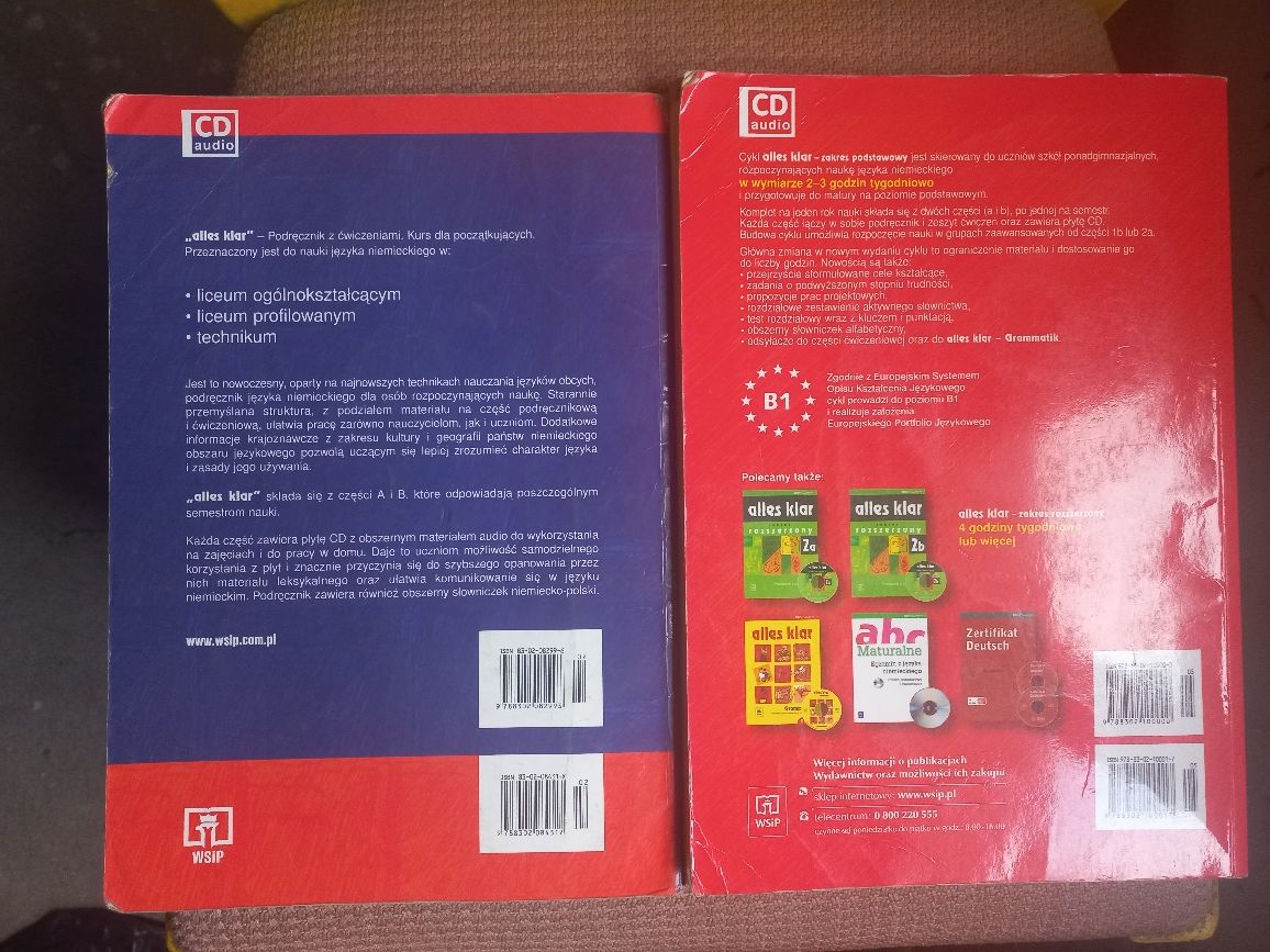 Alles Klar zestaw książek język niemiecki +CD