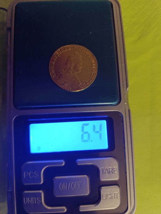 5 рублів 1786 року Катерина II (оригінал)