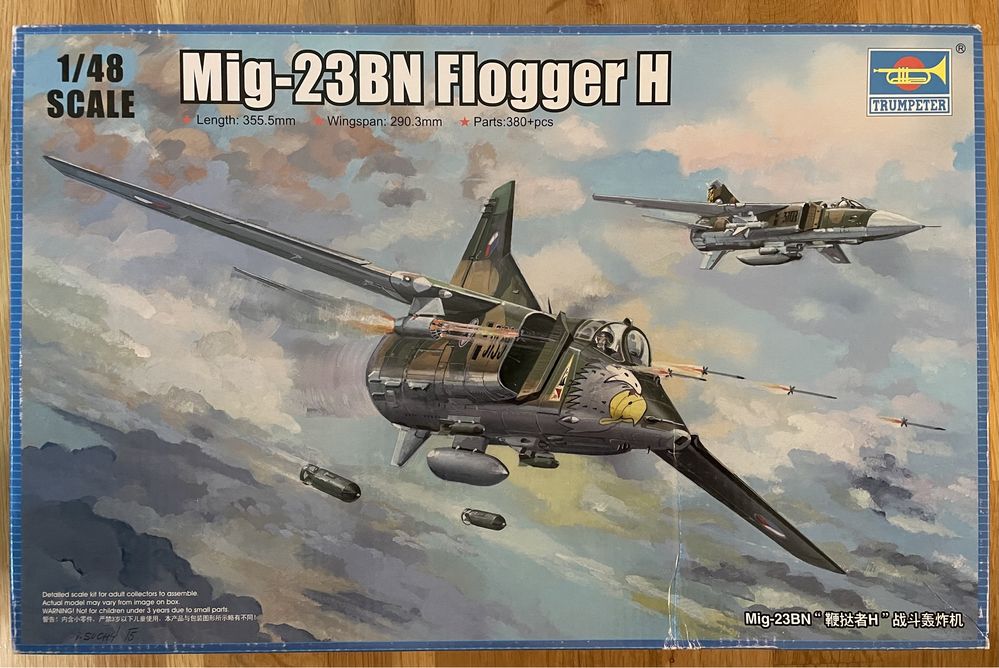model Mig-23BN + eduard BIG49147