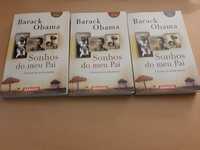 Barack Obama Sonhos do meu Pai/ A História da minha Família - 3 Vols
