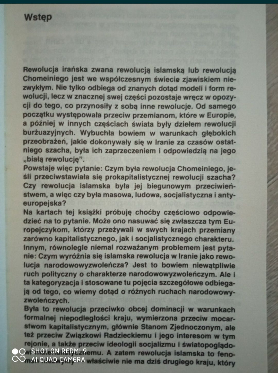 Rewolucja Chomeiniego. Jan Dul