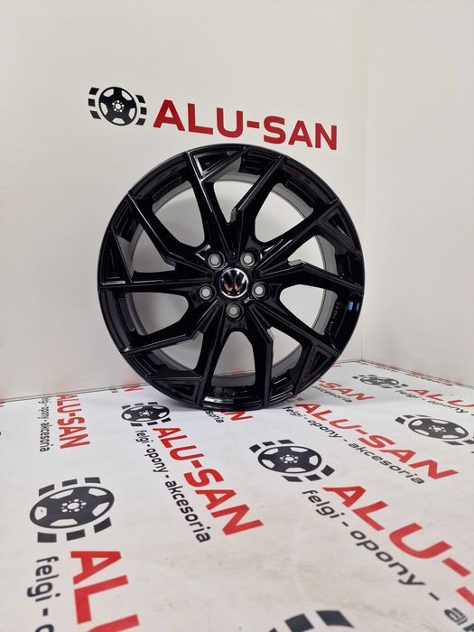Nowe alufelgi VW 18" 5x112 Passat T-Roc Tiguan Touran -Czarny Połysk