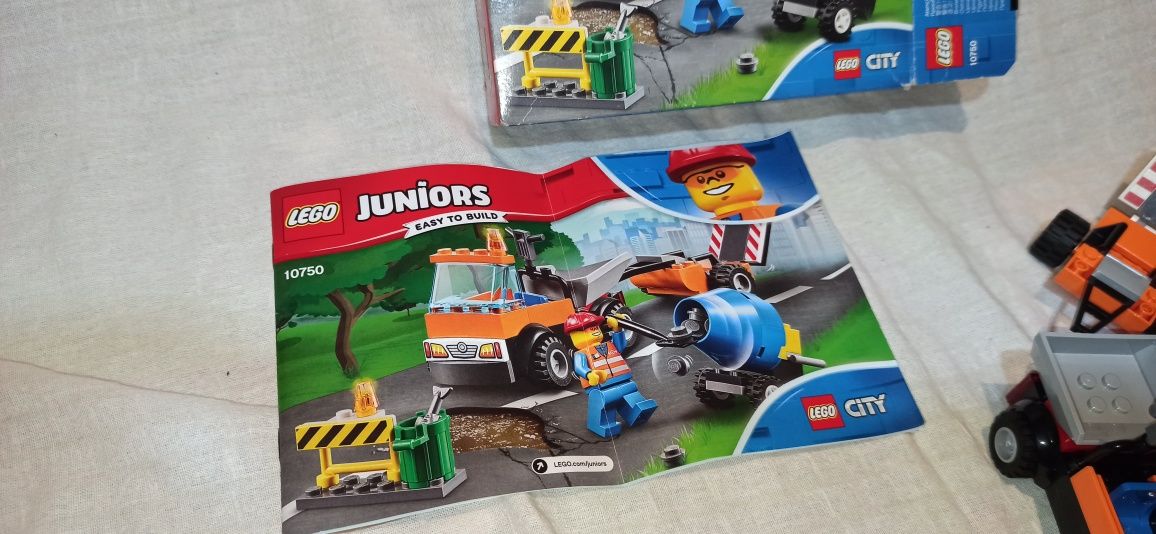 Lego City Juniors - 10750 wozik robót budowlanych z betoniarką