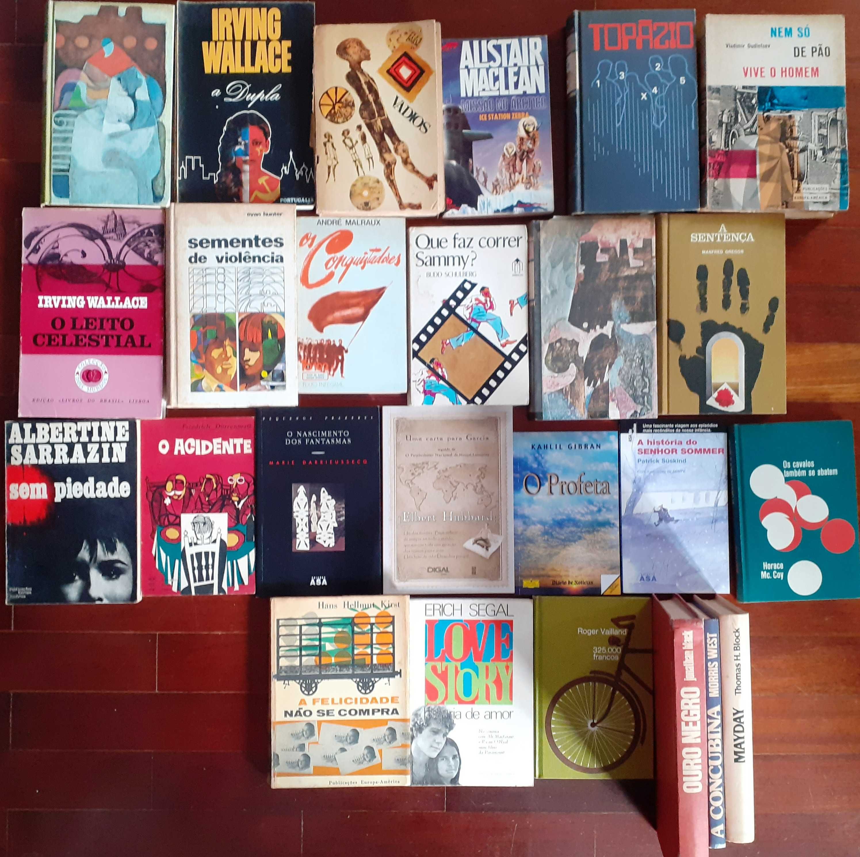 Livros,Evan Hunter,Morris West,Irving Wallace,Helmut Kirst