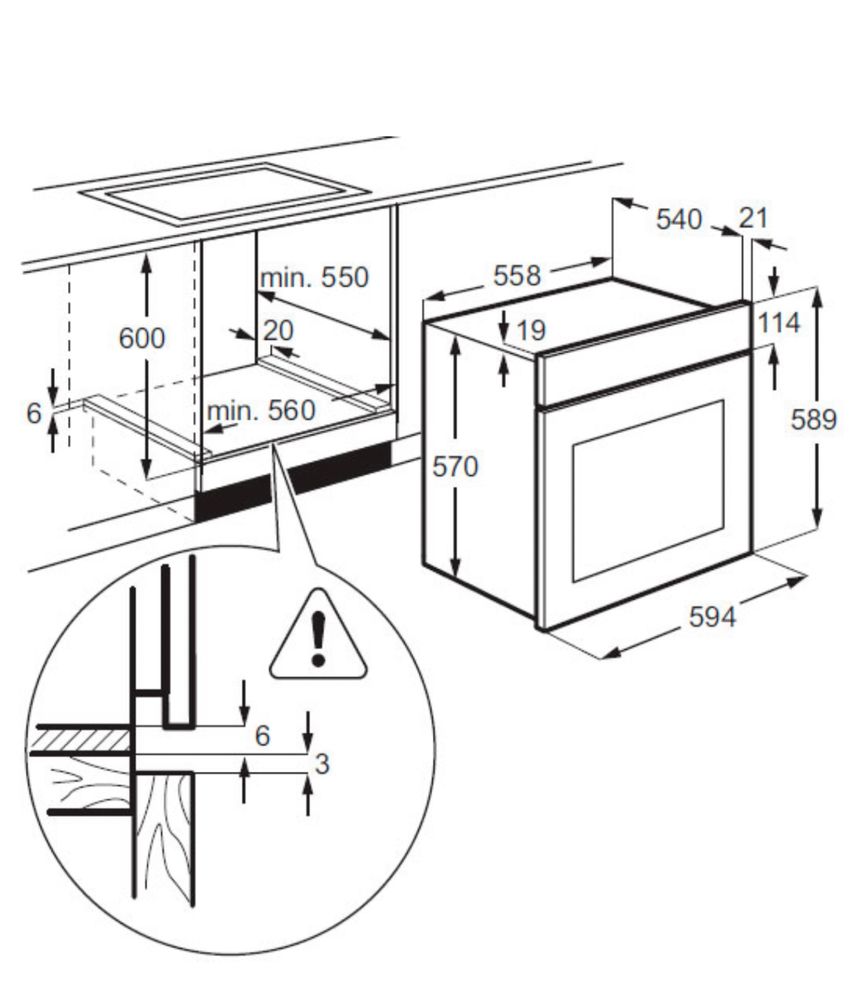 Духовка електрична Zanussi OPZA4210X