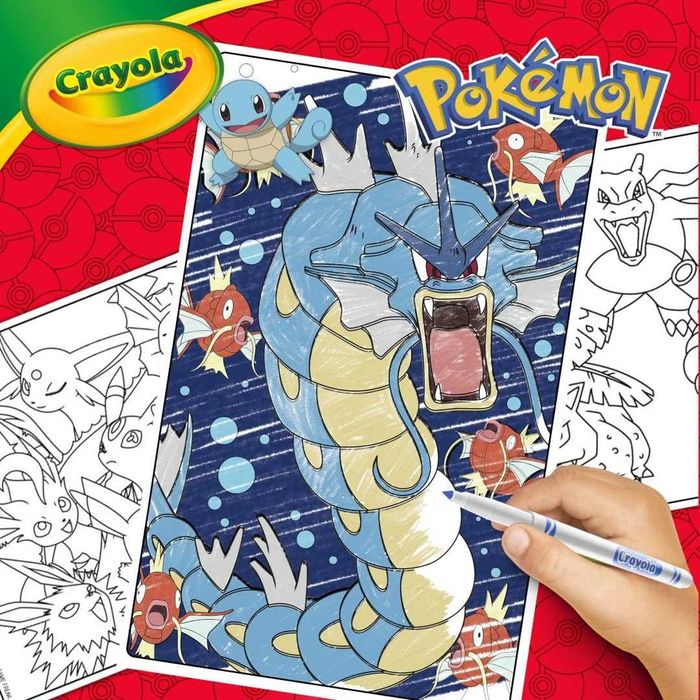 Набір для малювання Crayola 115 предметів Оригінал Крайола Покемон