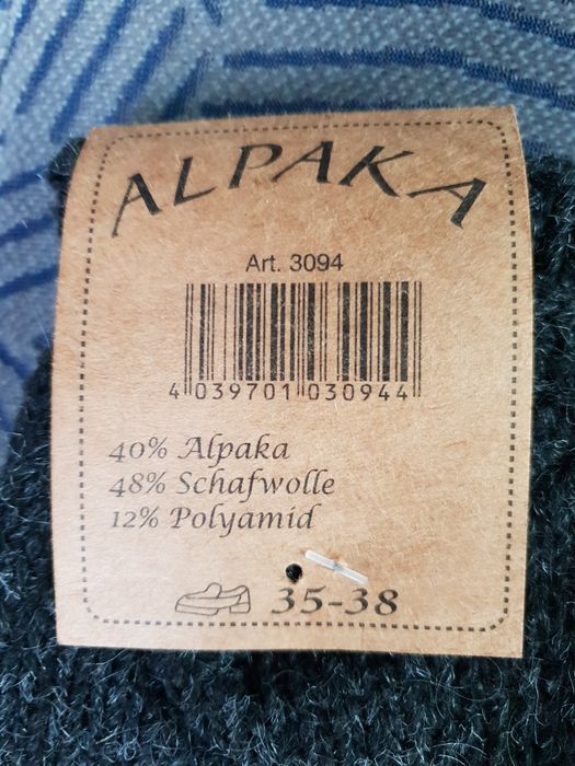 Носки из шерсти Альпаки.(р35-38)