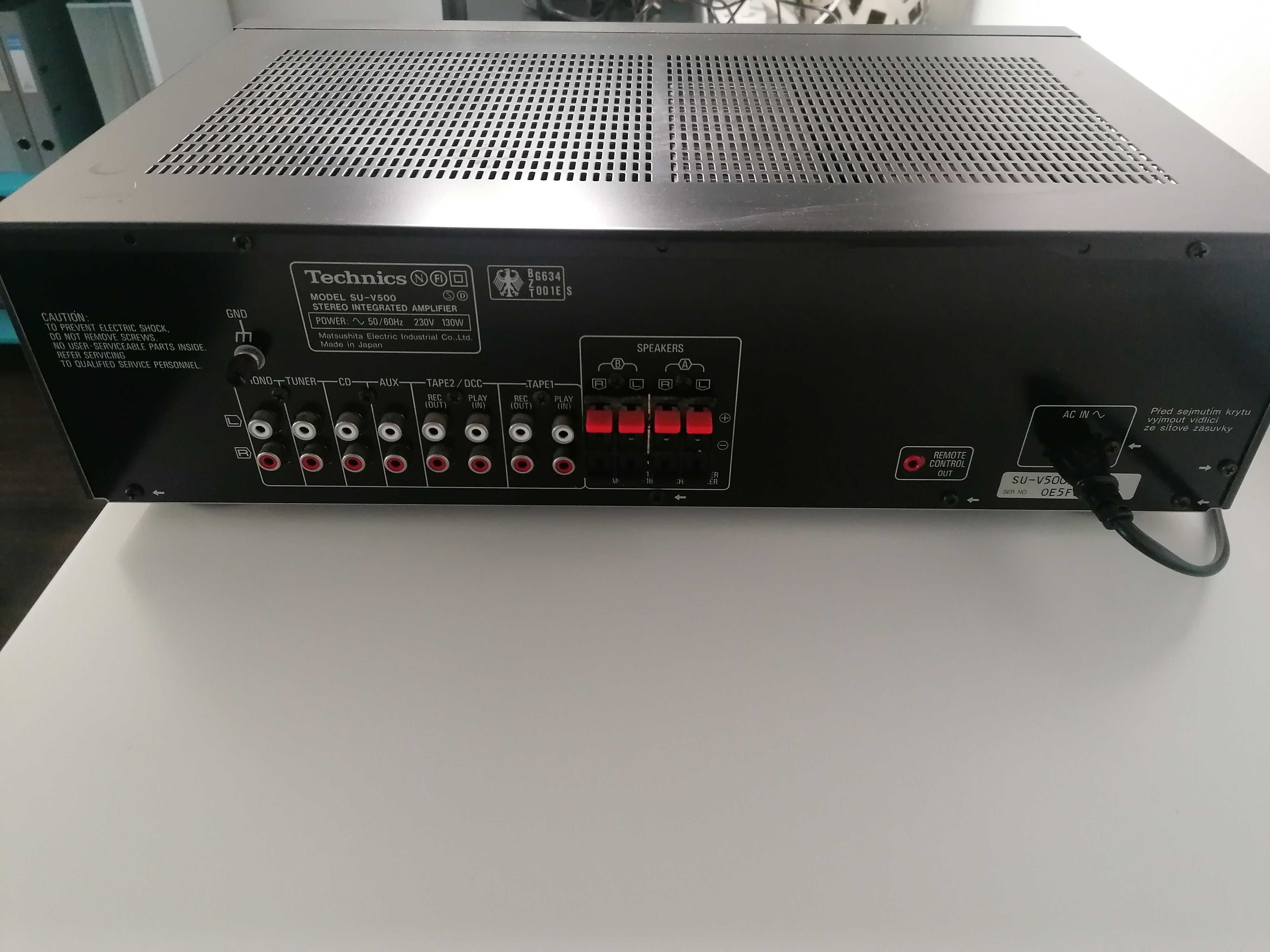 Amplificador Integrado Technics Su-v500
