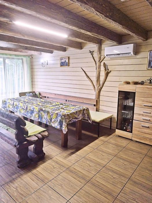 Баня и чан на дровах