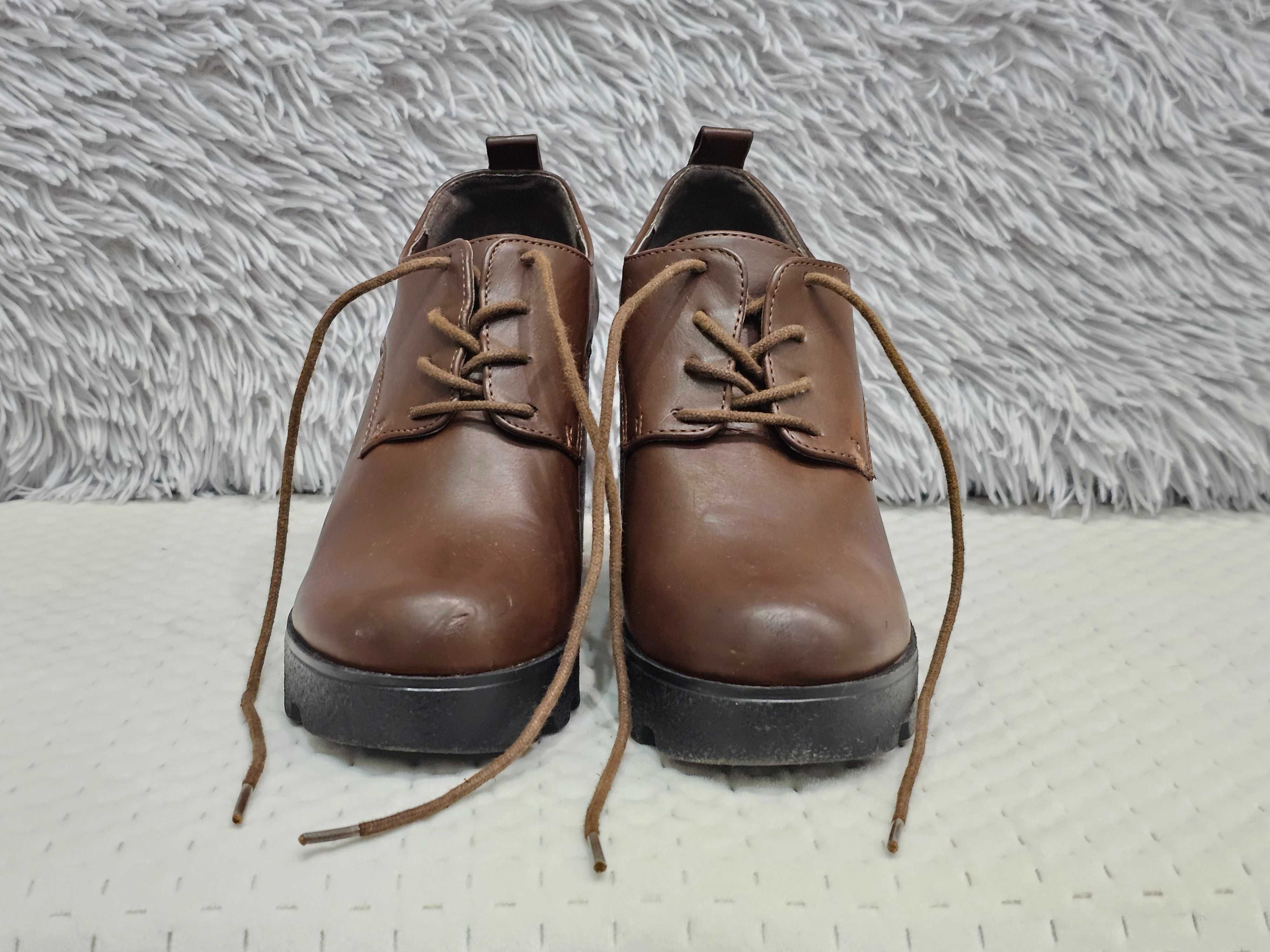 Sapatos senhora (castanho) - Tamanho 37