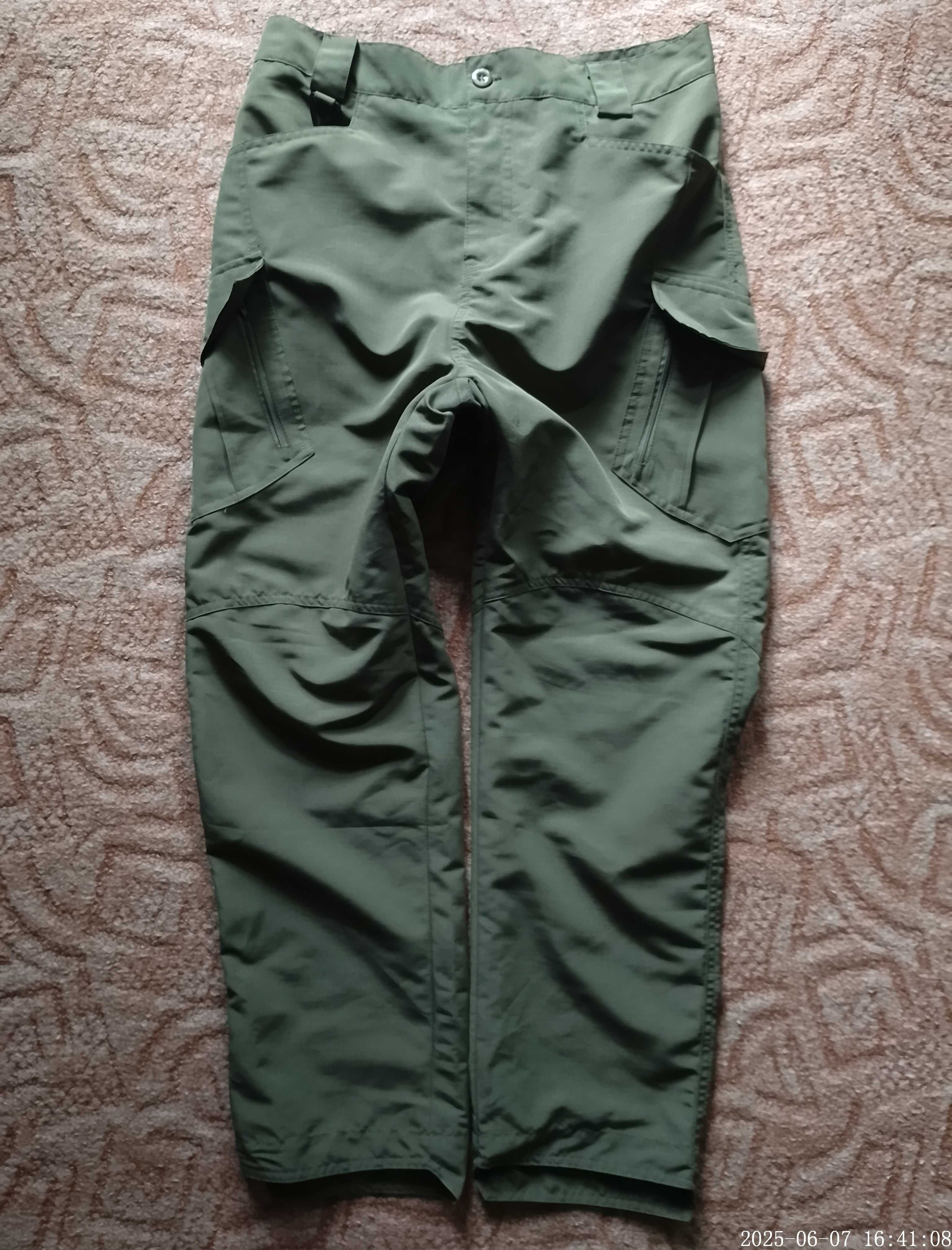 Spodnie Trekkingowe Bojówki Zielone unisex L