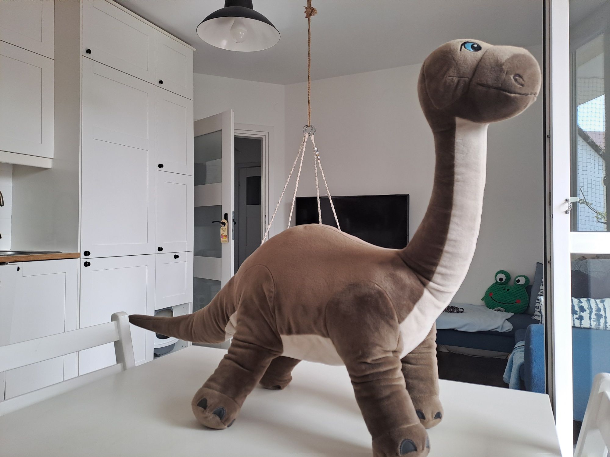 Dinozaur brontosaurs pluszak Ikea