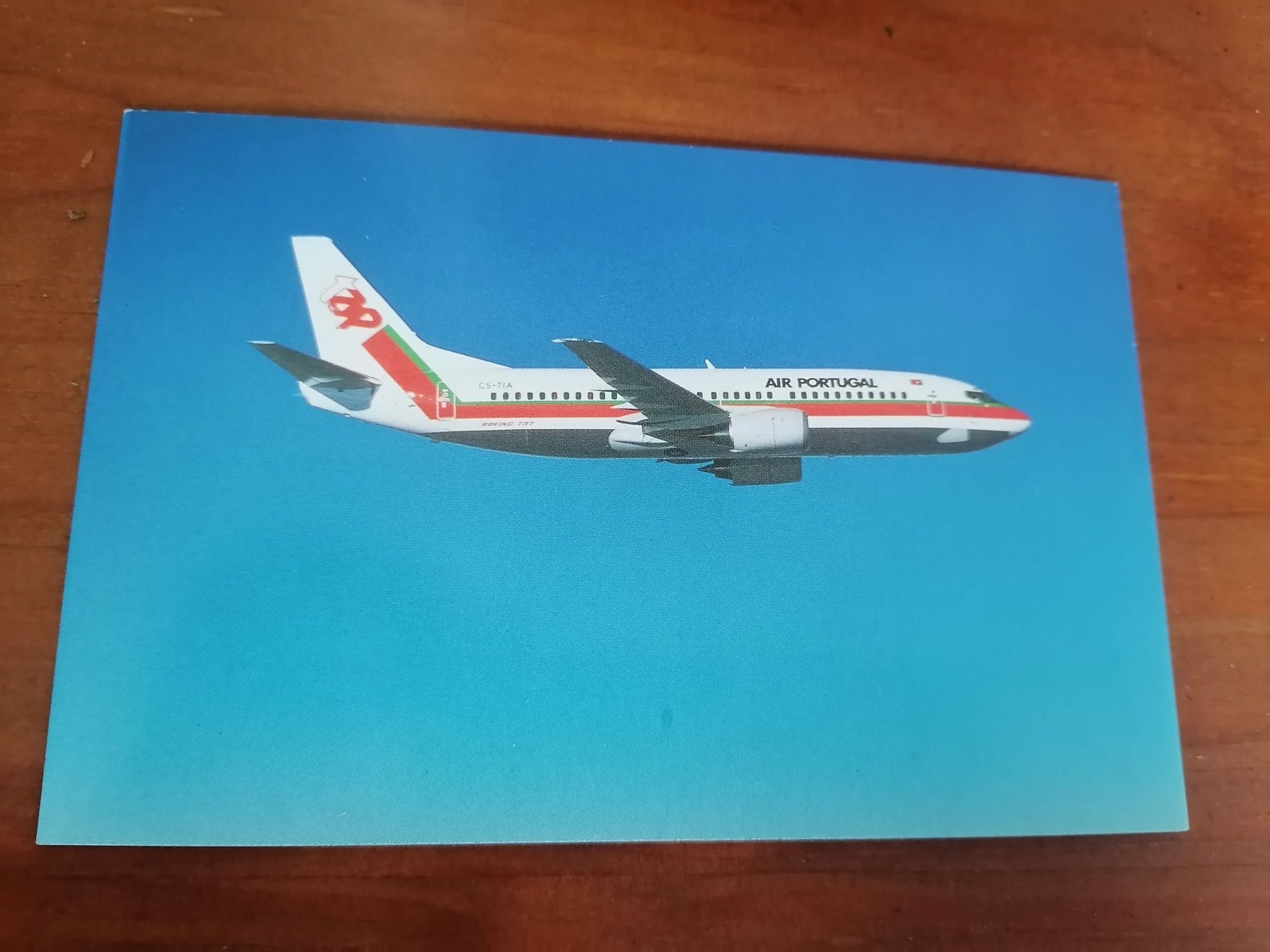 2 Postais Tap Boeing 737 e A 300