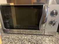 Microondas Cinzento em bom estado