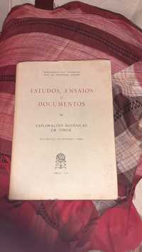 Estudos ensaios exploração botânicas Timor 1950 colonias